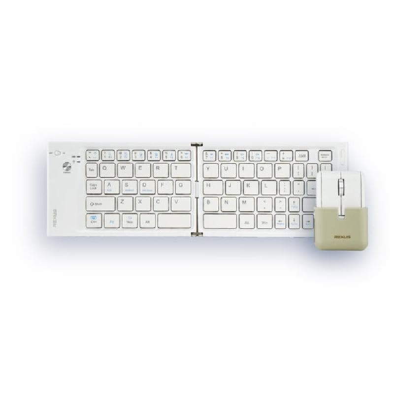 REXUS GAMI KMF-01 (BEIGE) KEYBOARD MOUSE WIRELESS