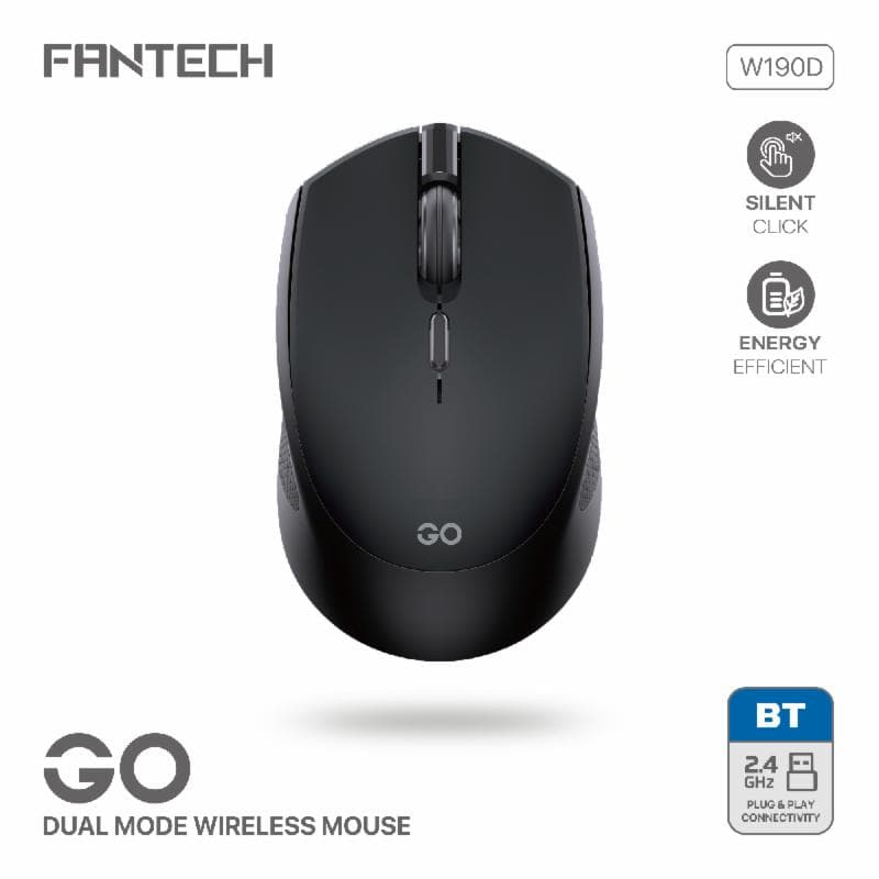 FANTECH W190D (BLACK) WIRELESS MOUSE