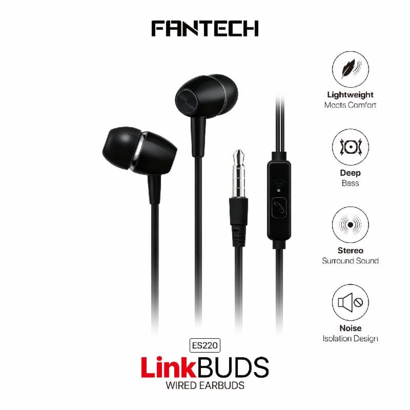 FANTECH LINK PODS ES220 (BLACK) EARBUDS