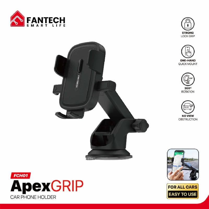 FANTECH FCH01 ApexGRIP CAR PHONE HOLDER BLACK