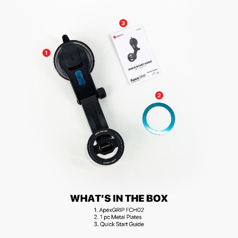 FANTECH FCH02 ApexGRIP CAR PHONE HOLDER BLACK 3