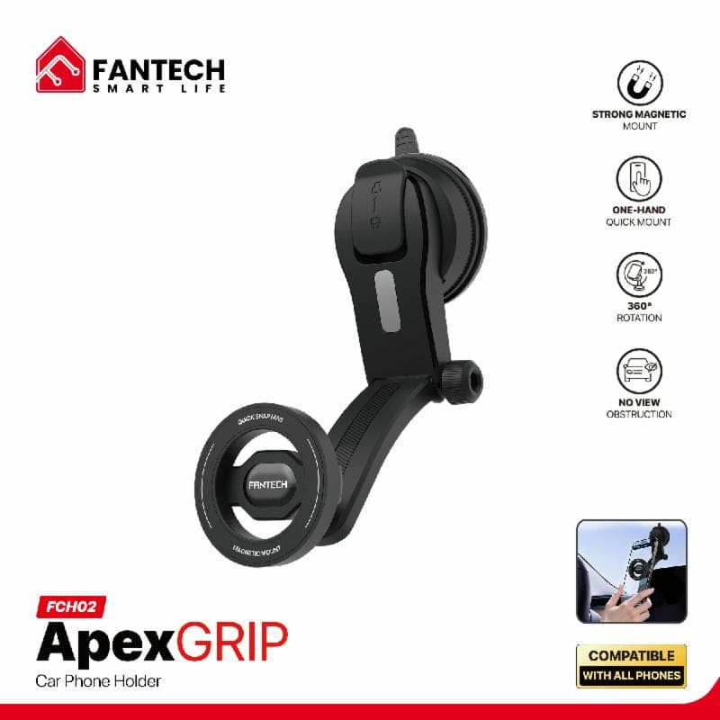 FANTECH FCH02 ApexGRIP CAR PHONE HOLDER BLACK