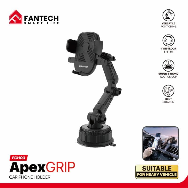 FANTECH FCH03 ApexGRIP CAR PHONE HOLDER BLACK