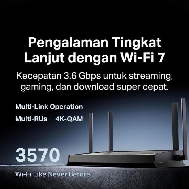 TP LINK Archer BE220 | BE3600 Dual-Band Wi-Fi 7 Router 4