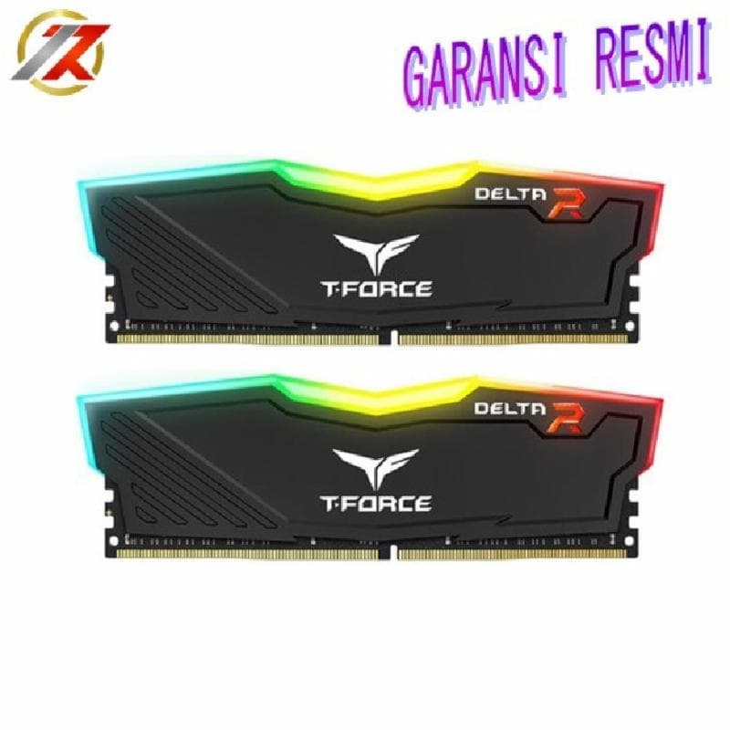 TEAM DELTA RGB (BLACK) 16GB (2X8GB) 3200 DDR4 CL16-20
