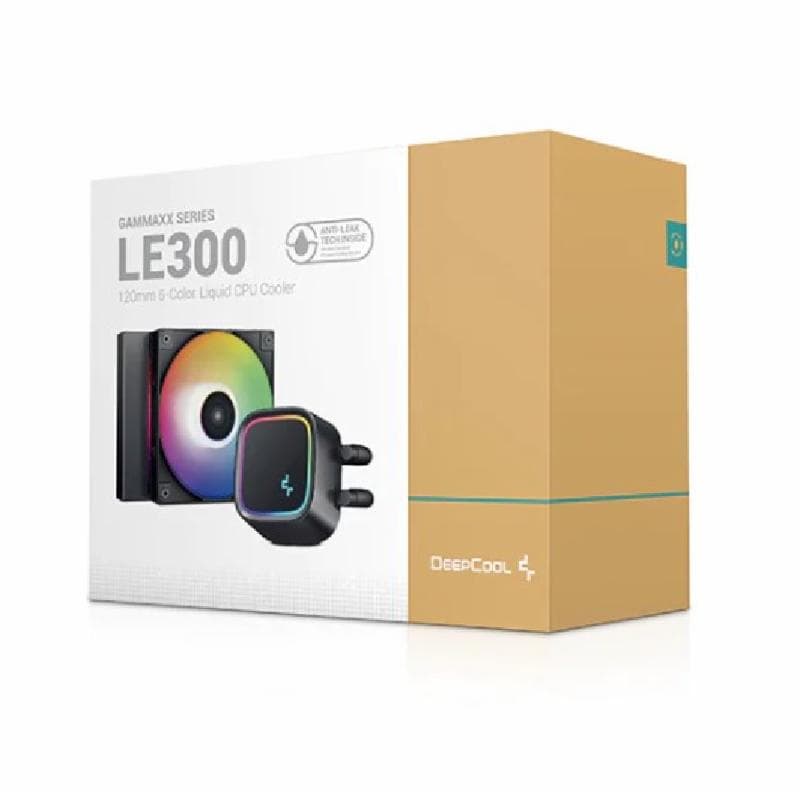 DEEPCOOL LE300 FIXED RGB W/LGA1700 120mm AIO Liquid CPU Cooler