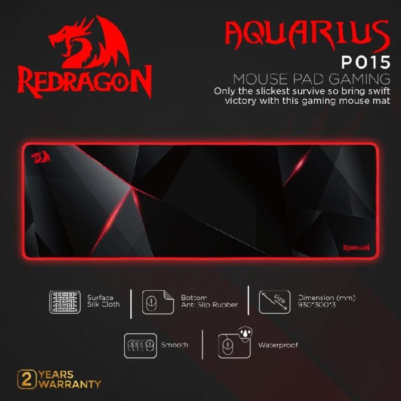 REDRAGON AQUARIUS P015 930*300*3mm Gaming Mousepad
