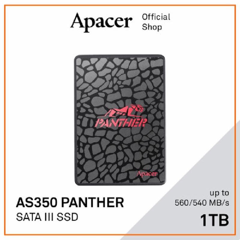 APACER SSD AS350 1TB SATA III 2.5" 6Gb/s 560/540 MB/s