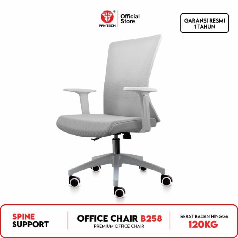 FANTECH OC-B258 (WHITE) Office Chair