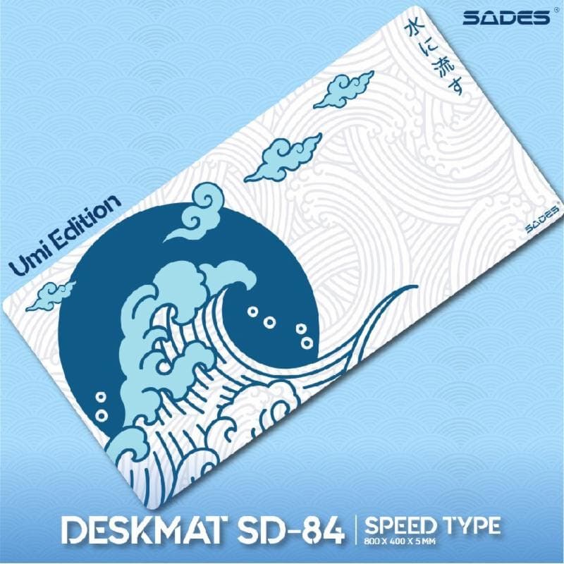 SADES SD-84 (UMI) Deskmat Mousepad Gaming Speed Type