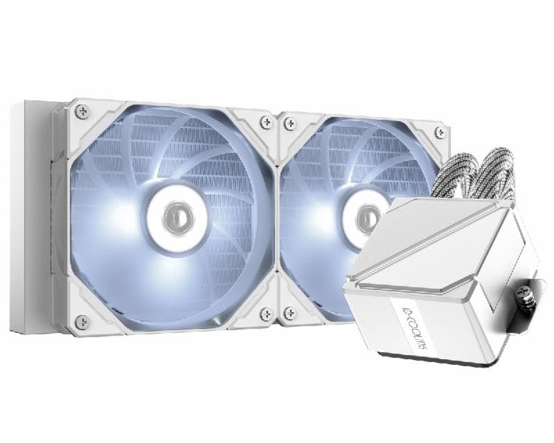 ID-COOLING DASHFLOW 240 Basic WHITE AIO CPU Water Cooling