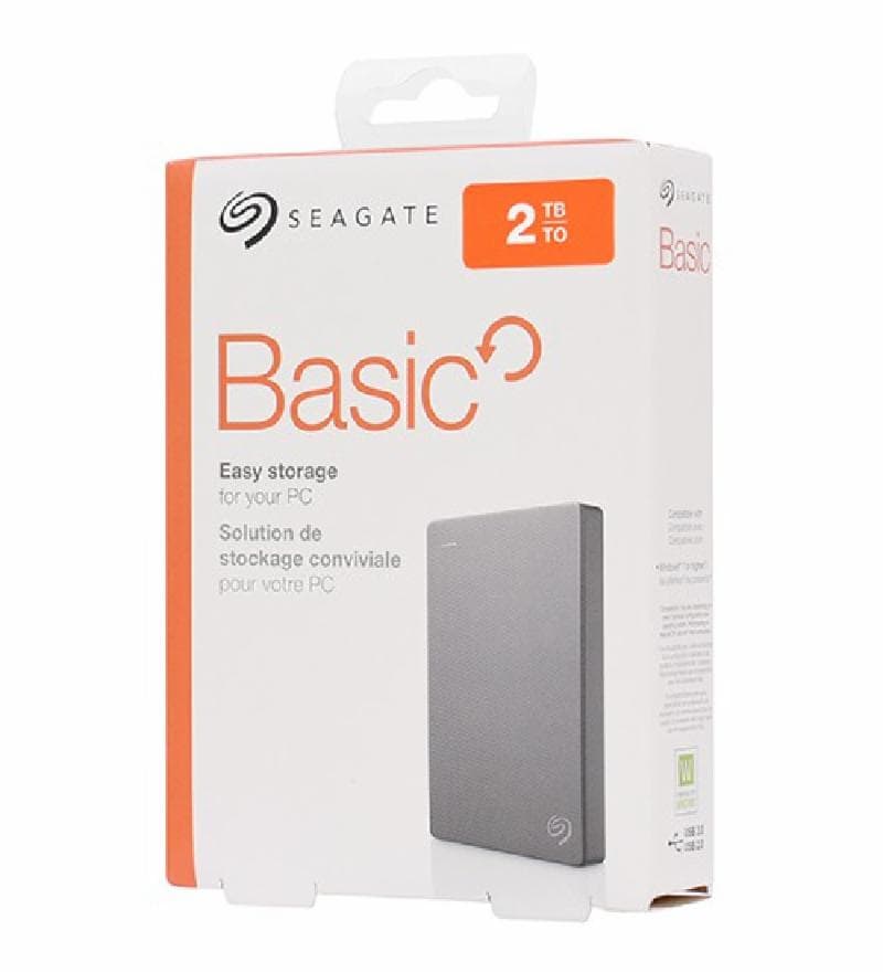SEAGATE Basic Portable (SPACE GREY) 2TB Hardisk Eksternal