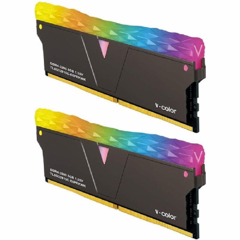 V-COLOR PRISM PRO RGB (BLACK) 32GB (2X16GB) DDR4 3600MHz C16 1.35V