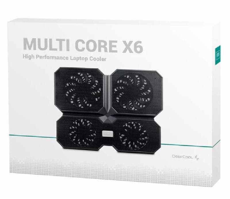 DEEPCOOL MULTICORE X6 BLACK NOTEBOOK COOLER