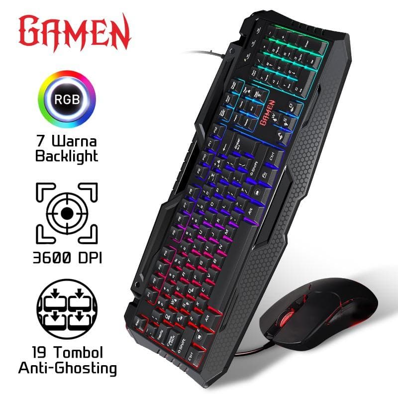 GAMEN STATION II Gaming Mouse Keyboard Combo