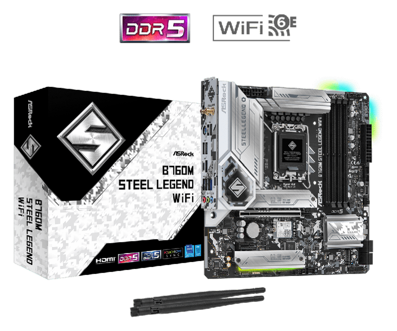 ASRock B760M Steel Legend WiFi DDR5 LGA 1700