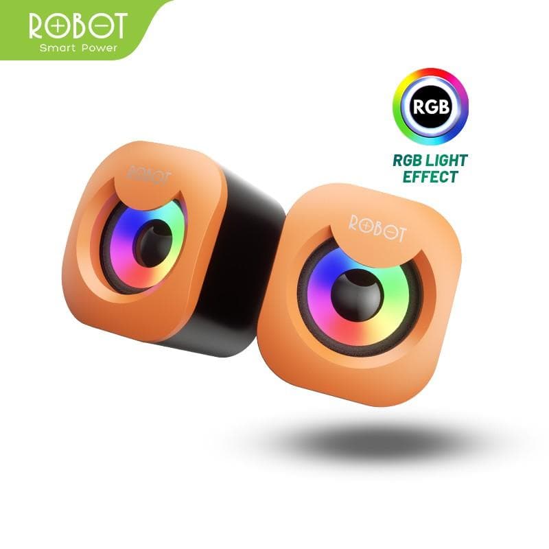 ROBOT RS180 (YELLOW) Multimedia Portable / Speaker USB Music Mini