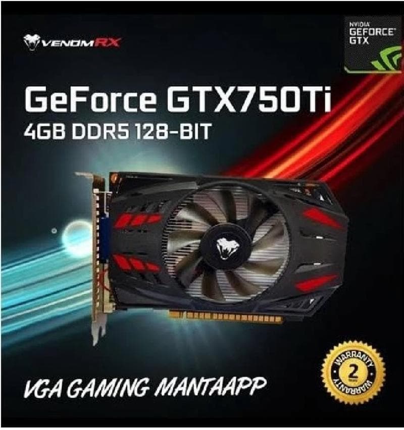 VenomRX GTX 750 TI 4GB DDR5 (N)