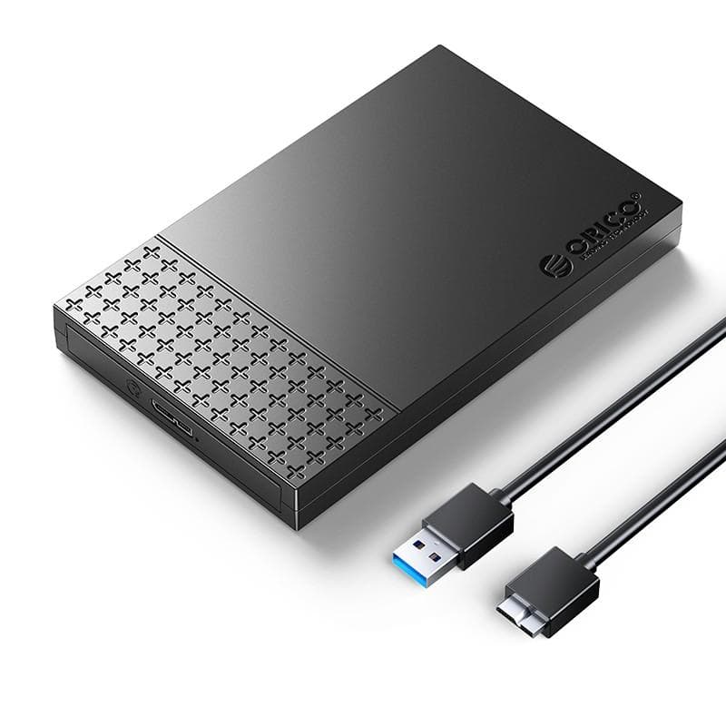 ORICO 2526U3-V1-BK-EP (BLACK) 2.5 inch USB3.0 Micro-B Hard Drive Enclosure