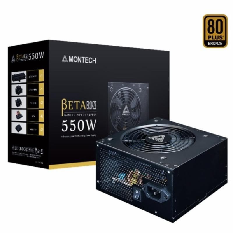 MONTECH BETA 550W 80+ BRONZE Power Supply