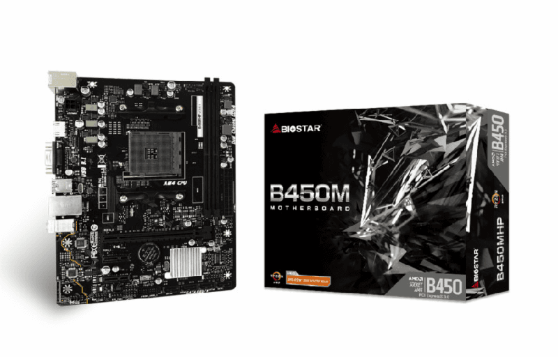 BIOSTAR MBA B450MHP AM4