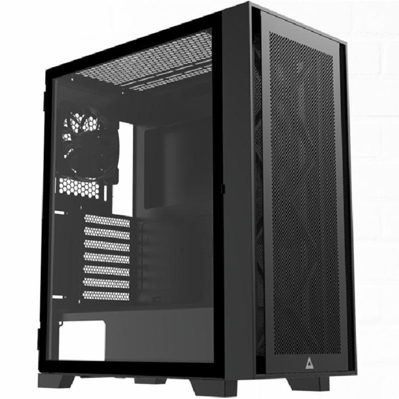 MONTECH AIR 1000 LITE (BLACK) Mid Tower ATX - Tempered Glass Case Free 3 Fan