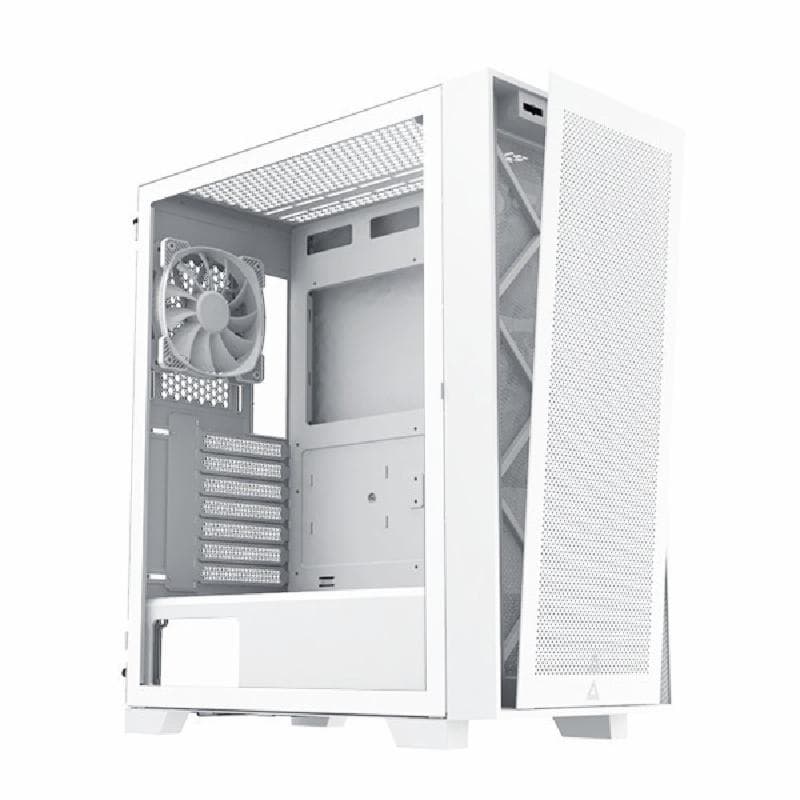 MONTECH AIR 1000 LITE (WHITE) Mid Tower ATX - Tempered Glass Case Free 3 Fan