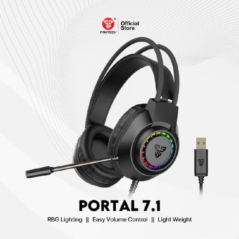 FANTECH PORTAL 7.1 HG28 USB Headset Gaming RGB