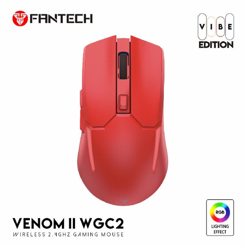 FANTECH VENOM II WGC2 (RED) WIRELESS GAMING MOUSE