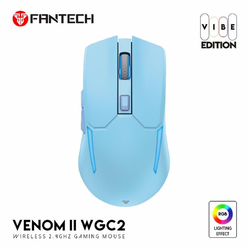 FANTECH VENOM II WGC2 (BLUE) WIRELESS GAMING MOUSE
