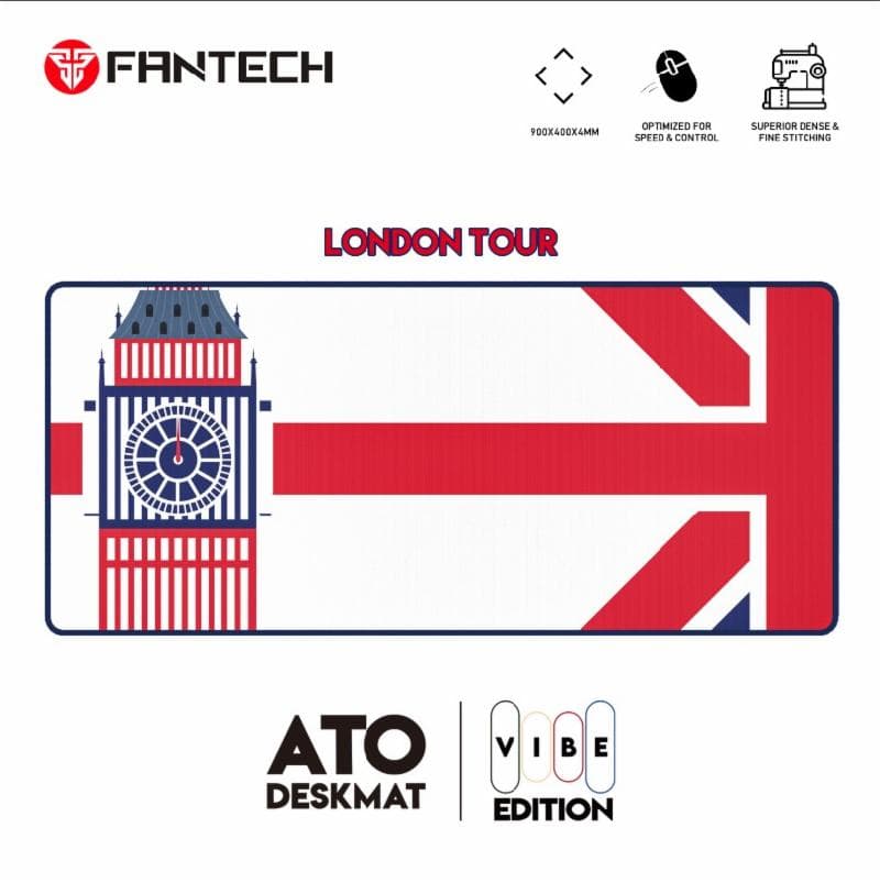 FANTECH ATO VIBE MP905 (LONDON TOUR) GAMING DESKMAT