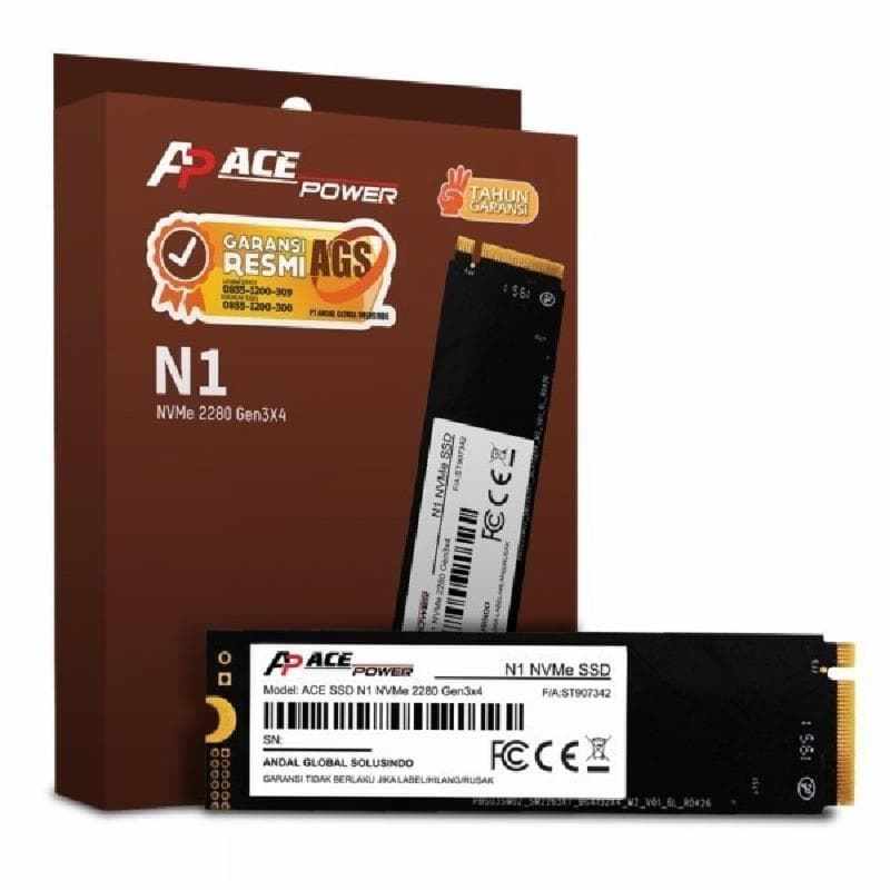 ACE POWER SSD N1 256GB M.2 NVME GEN3 X4