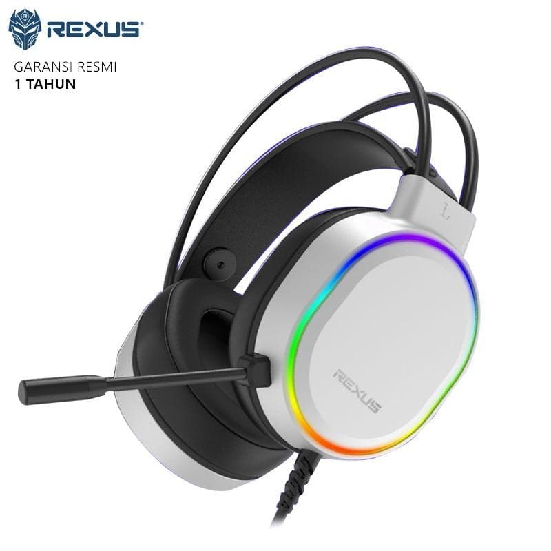 REXUS THUNDERVOX HX9 (WHITE) RGB USB V.7.1 HEADSET GAMING
