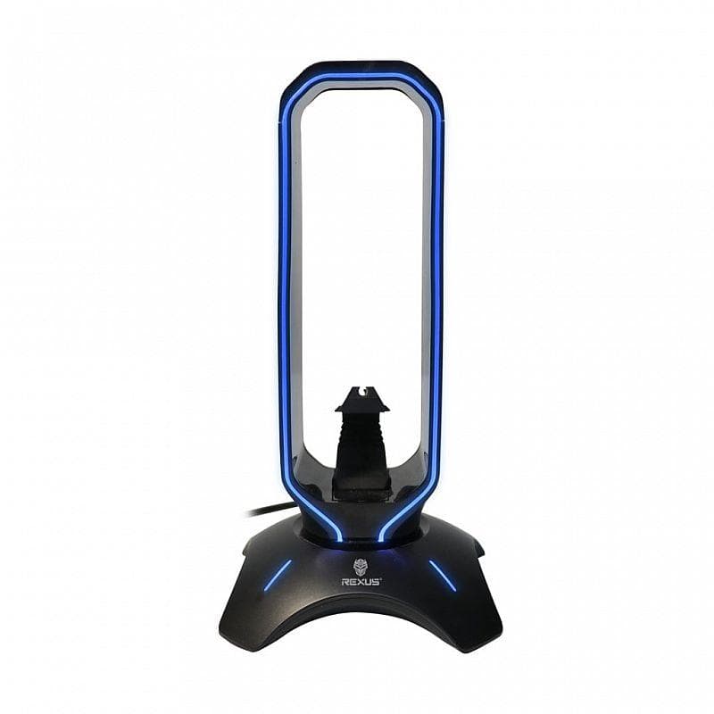 REXUS BUNGEE J3 (BLACK) 3IN1 HEADSET STAND RGB