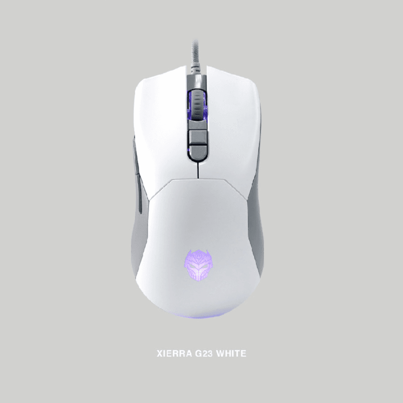 REXUS XIERRA G23 (WHITE) 7D USB 3200DPI GAMING MOUSE