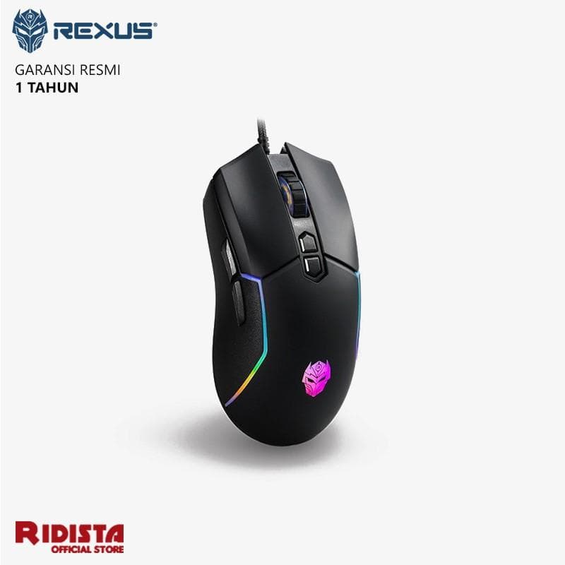 REXUS XIERRA X16 (BLACK) RGB 7200DPI GAMING MOUSE