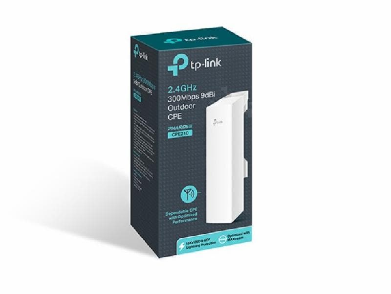 TP-LINK CPE210 2.4GHz 300Mbps 9dBi outdoor CPE 5km longrange