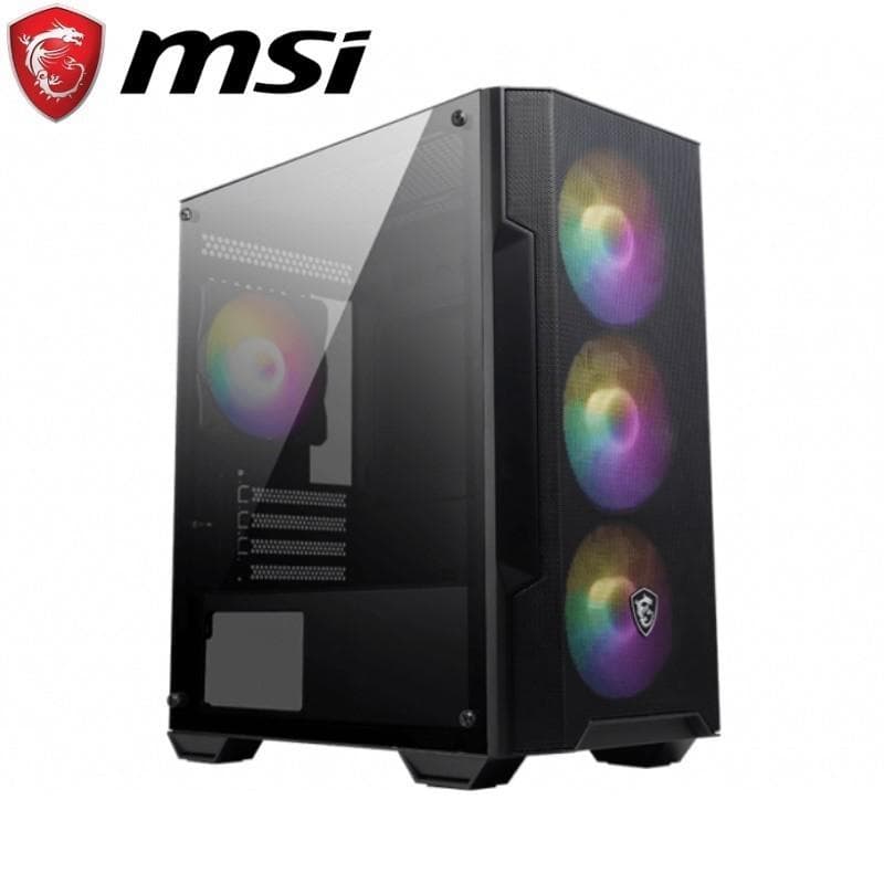 MSI MAG FORGE M100R M-ATX PC Casing Free 4 ARGB
