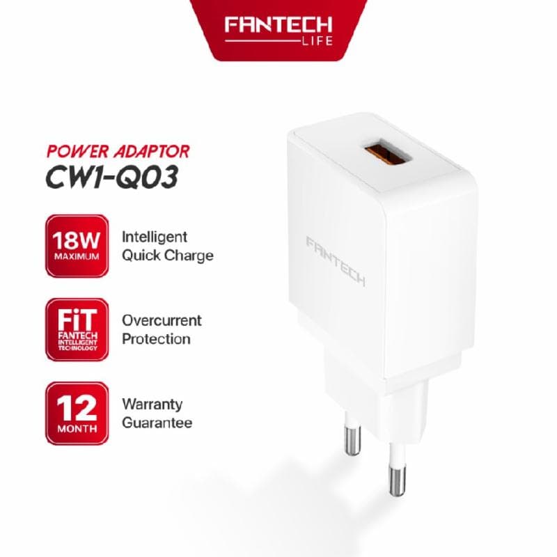 FANTECH CW1-Q03 18W Fast Charging Quick Charge 3.0A