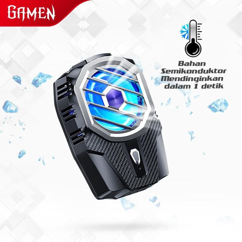 GAMEN GMR05 Fan Cooler Phone Pendingin HP Bahan Semikonduktor Wireles