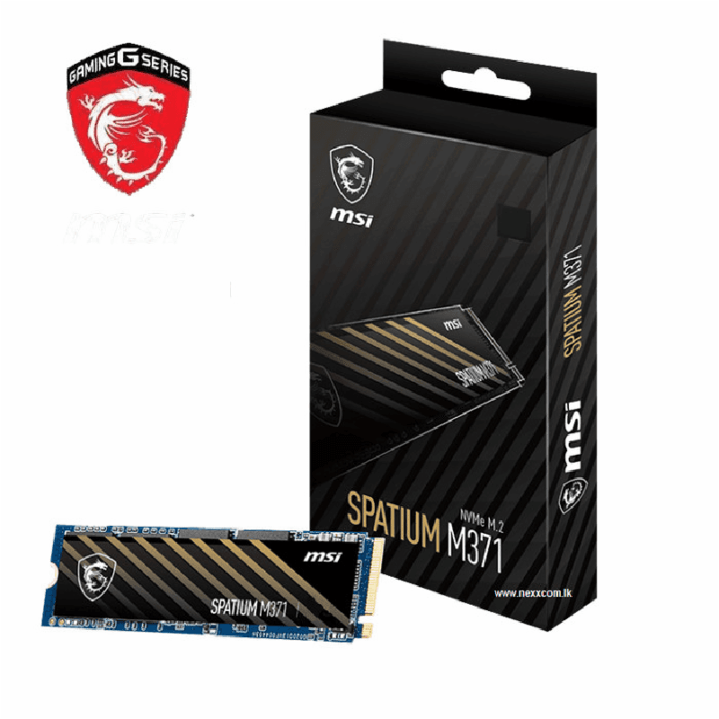 MSI SPATIUM M371 500GB PCIe 3.0 NVMe M.2 SSD