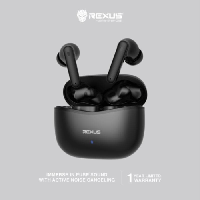 REXUS FX5-TWS ANC BLACK FOR GAMING EARPHONE BLUETOOTH