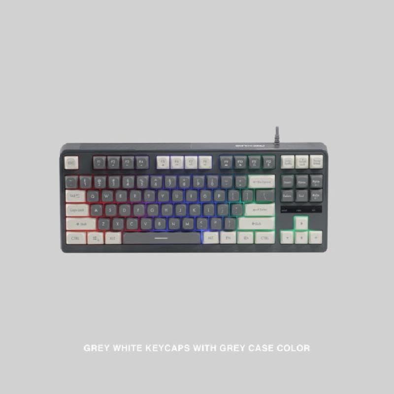 REXUS K87M TKL BATTLEFIRE (DARK GREY) KEYBOARD GAMING