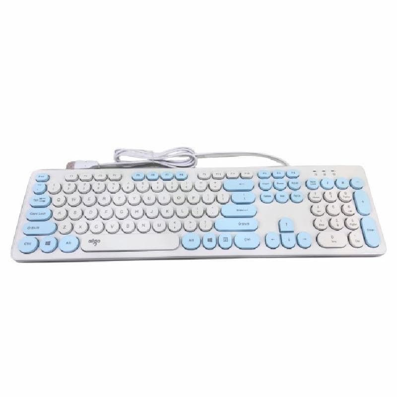 AIGO K200 WHITE - WIRED USB KEYBOARD