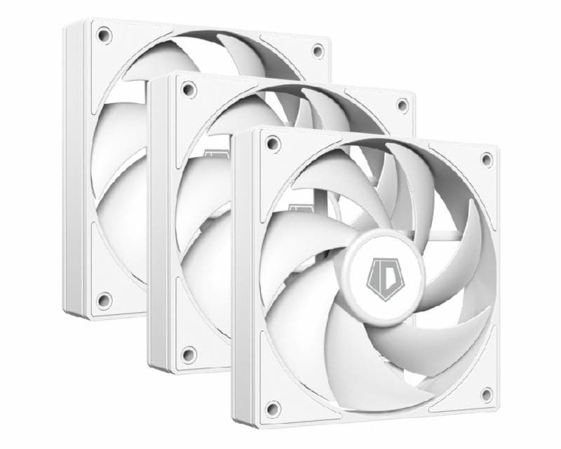 ID-COOLING AF-125-W TRIO 120mm White PWM Fan