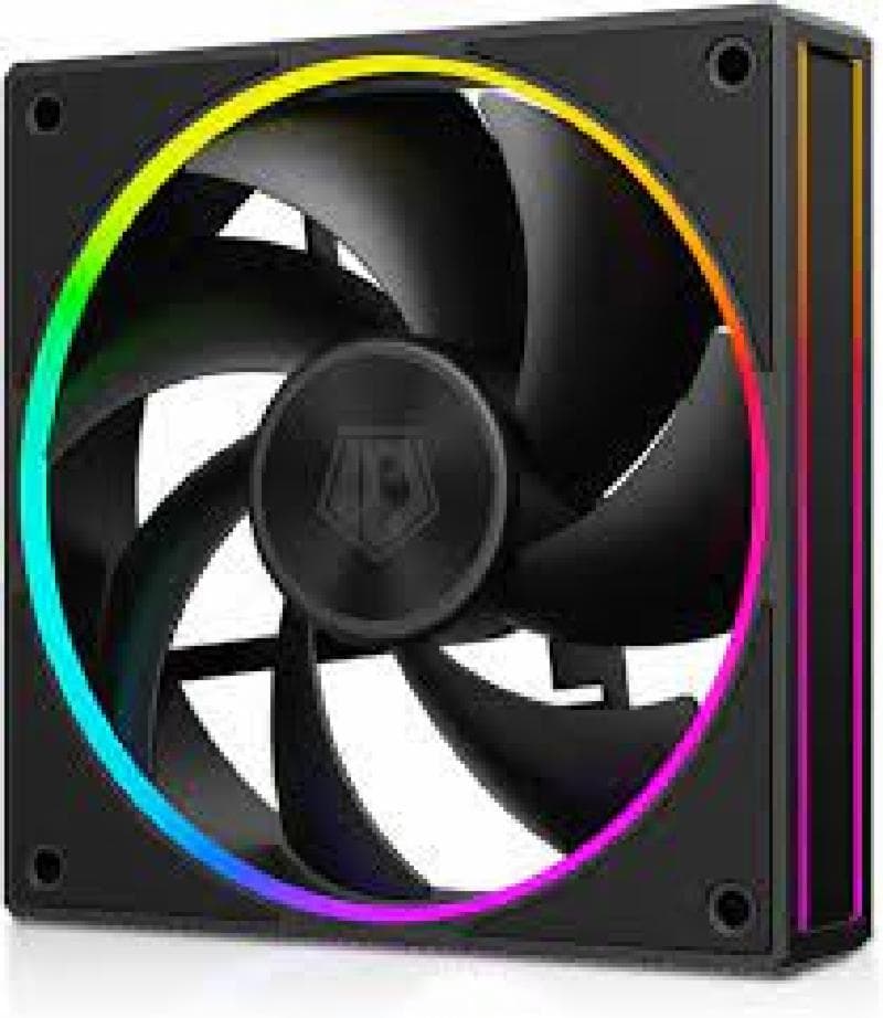 ID-COOLING AF-127-ARGB-K 120mm Black Addressable LED Sync PWM Fan