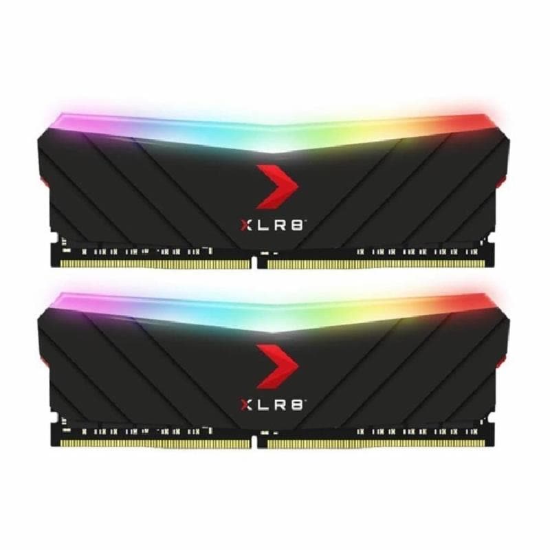 PNY XLR8 32GB (2x16GB) (BLACK) DDR4 3200 UDIMM RGB (16GB x 2, 1 kits)