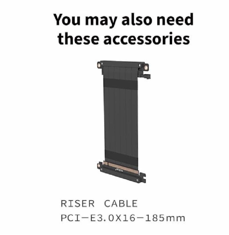 PCCOOLER PCIE RISER FOR I100 PRO/ MA200