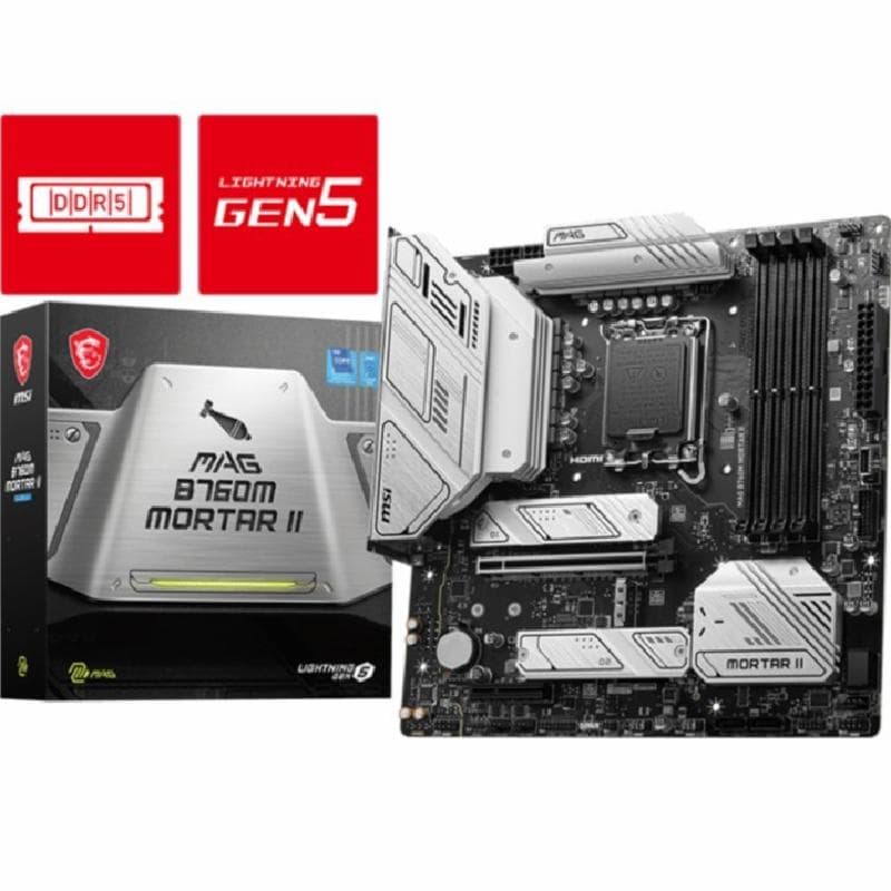 MSI MAG B760M MORTAR II DDR5 (Intel LGA 1700, SUPPORT GEN 14)