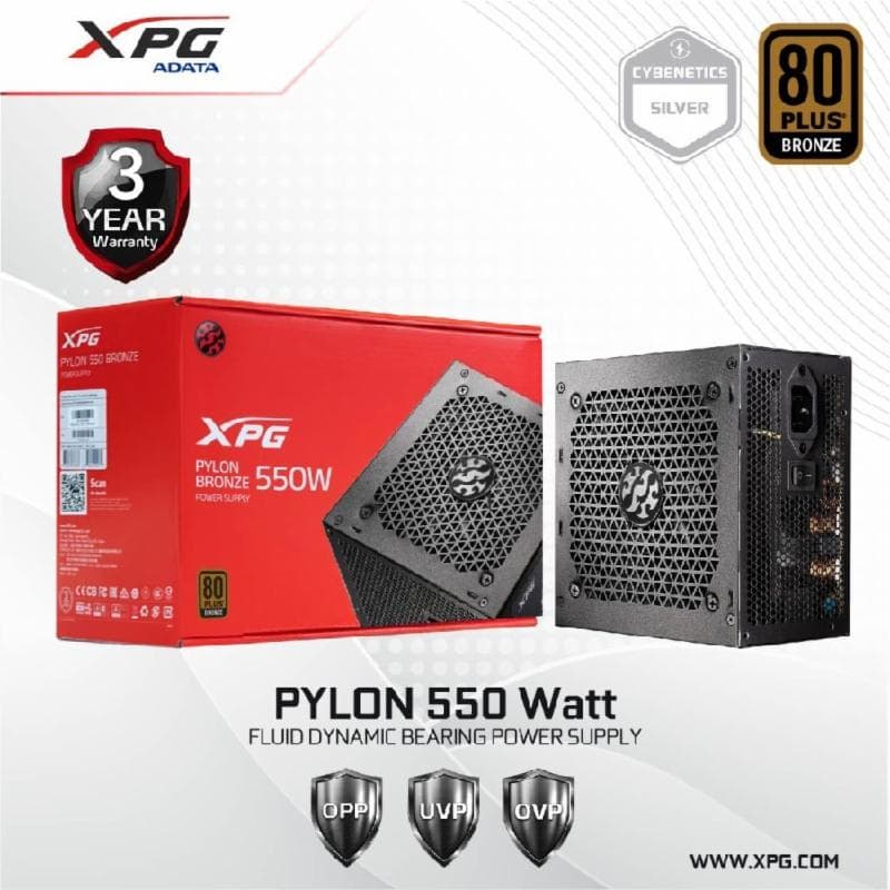ADATA XPG Pylon 550W 80+ Bronze Power Supply